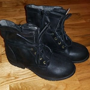 NEW Black combat boots